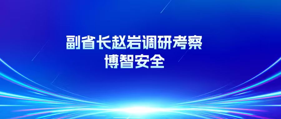 副省长赵岩调研考察博智安全